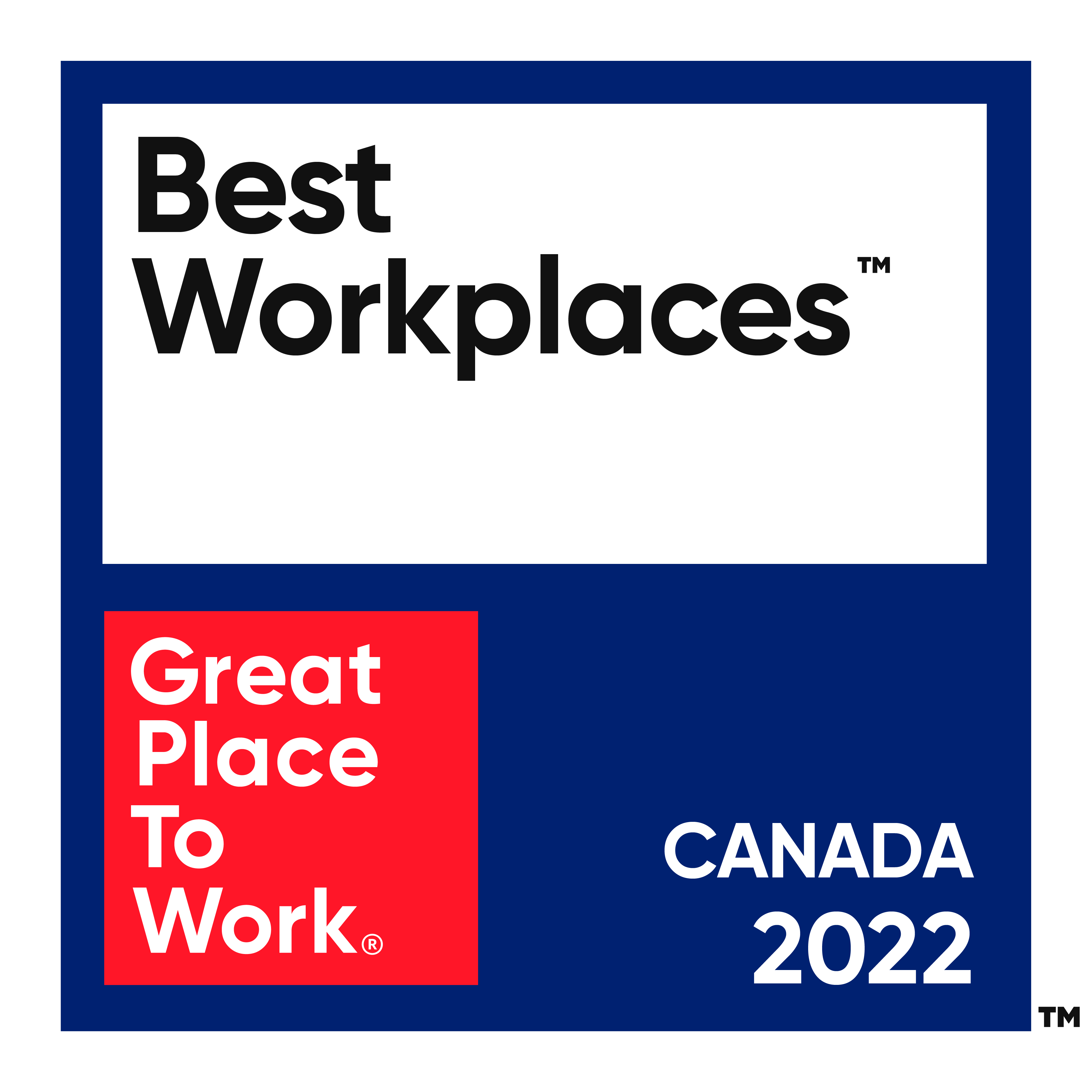 Best Workplaces in Canada 2022 Logo