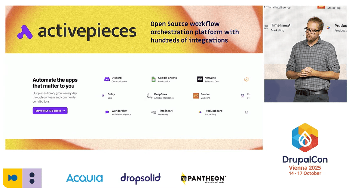ActivePieces: an orchestration tool with external integrations