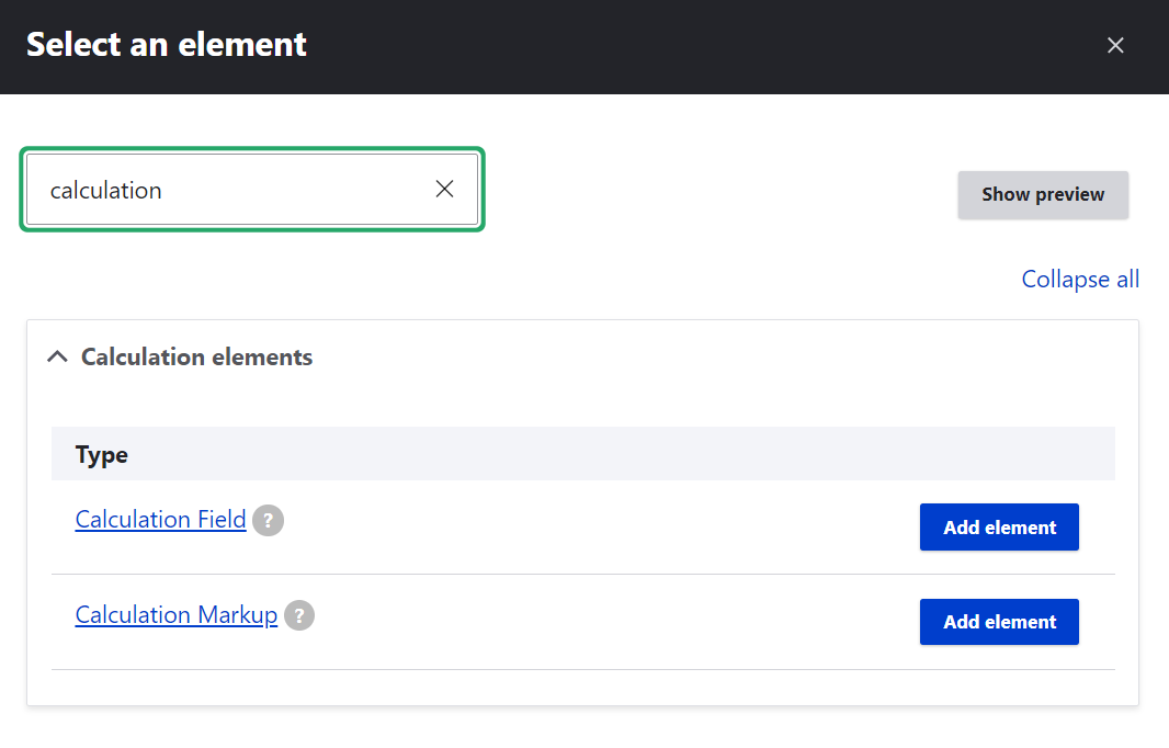 Adding a calculation field to a webform.