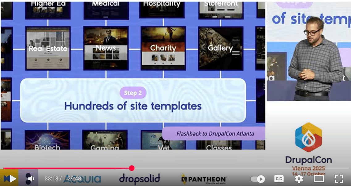 Hundreds of new site templates for various use cases are expected as the next step