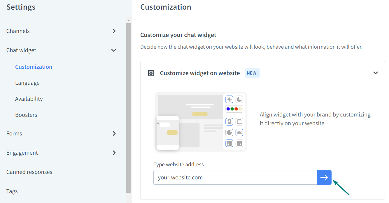 Going to the customizing tool on the Drupal website.