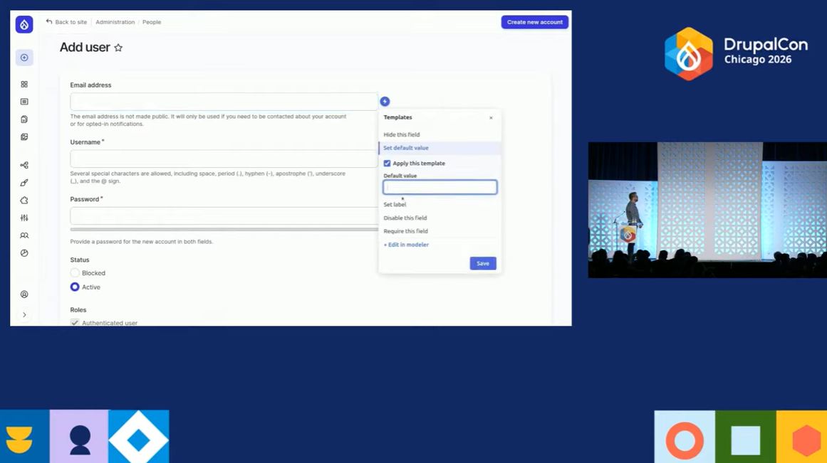 The new user-friendly templates in the ECA module