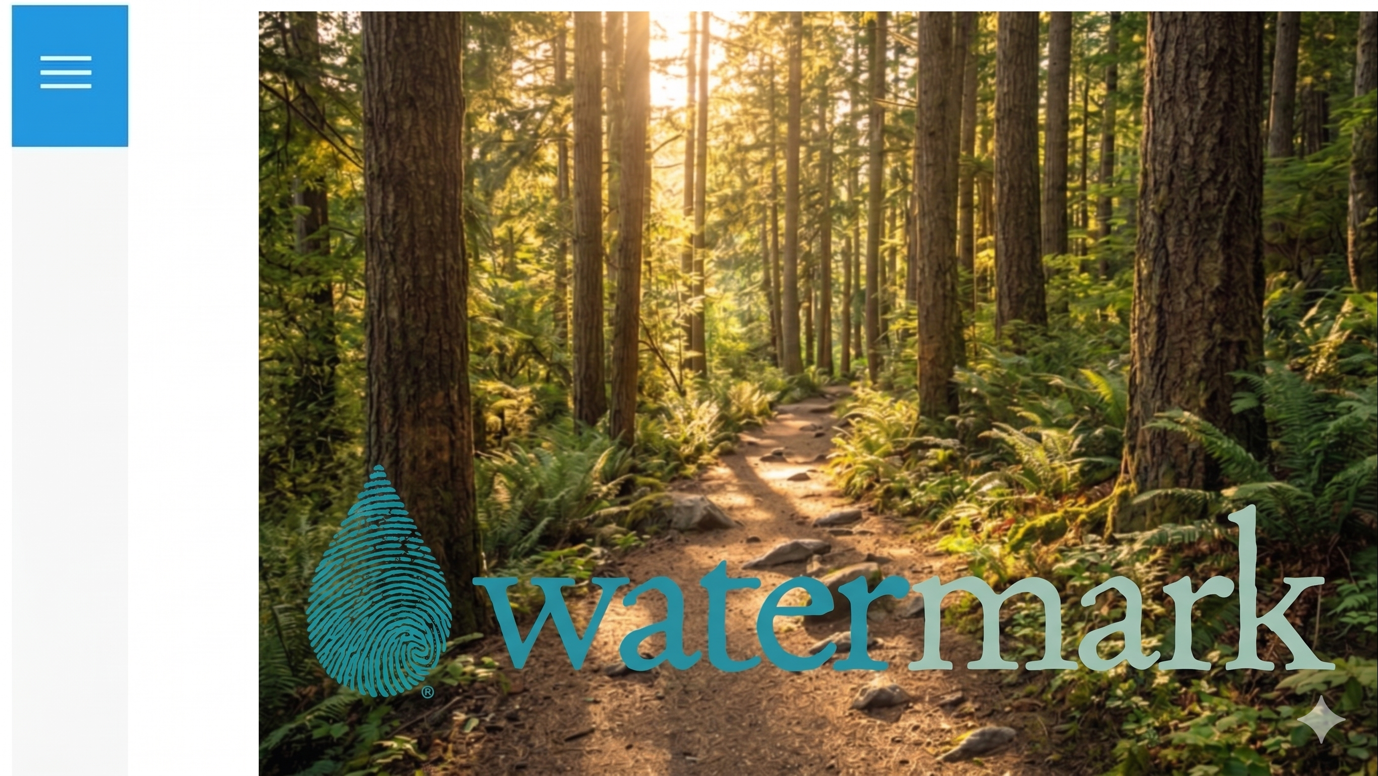 An example of a watermark applied to an image using the Basic Watermark module