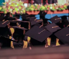 graduates at a university