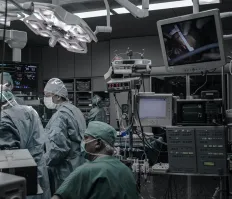 surgeons in a hospital