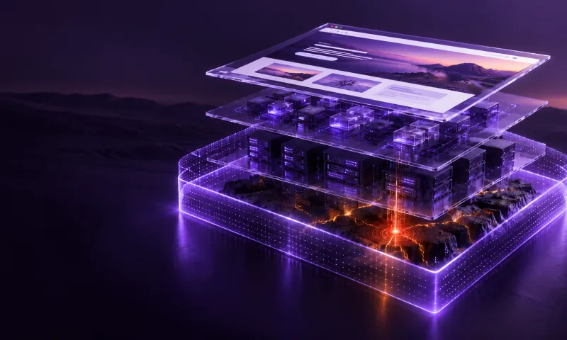 Cloud stack concept image
