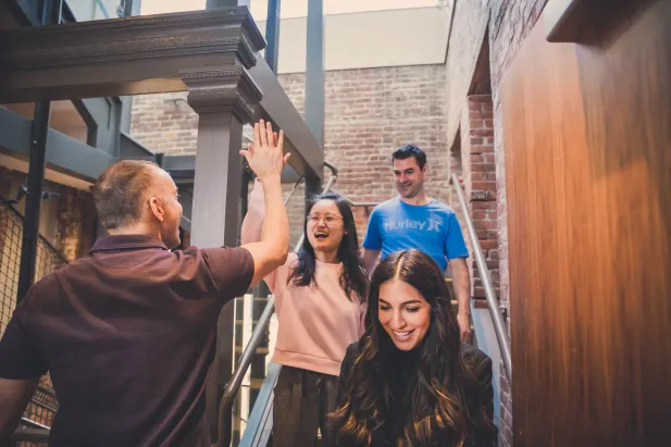 ImageX team celebrating