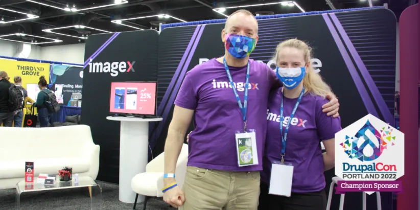 Team photo at DrupalCon