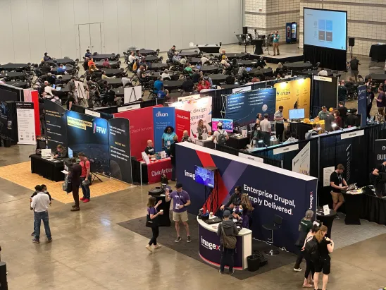 DrupalCon booth