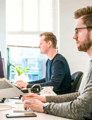 developers working on sites