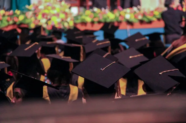 graduates at a university