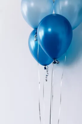 Blue balloons