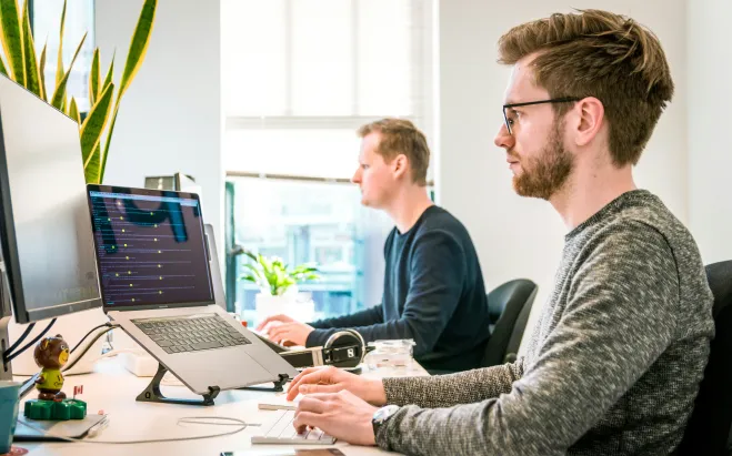 developers working on sites