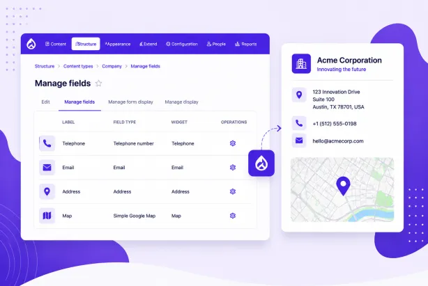 A Simple Guide to Creating Company Contact Details with a Map in Drupal