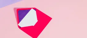 illustration of an open letter and envelope