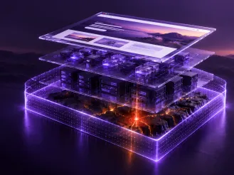 Cloud stack concept image
