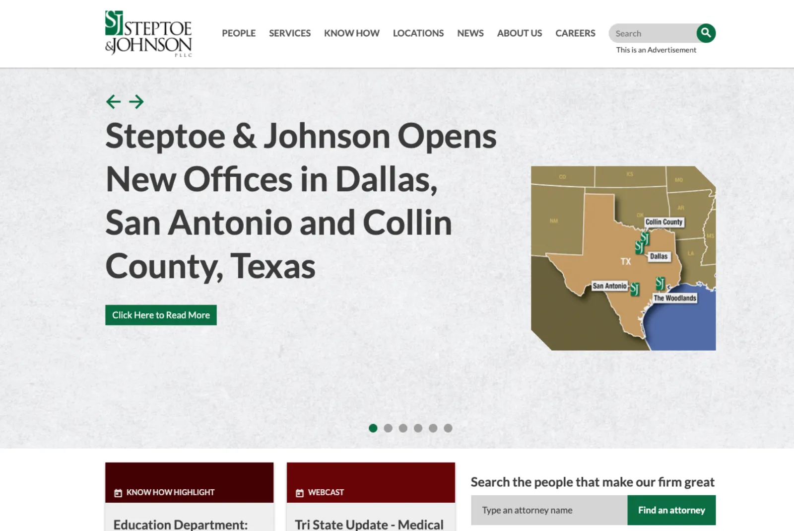 <span>Steptoe & Johnson</span>
 Case Study Image