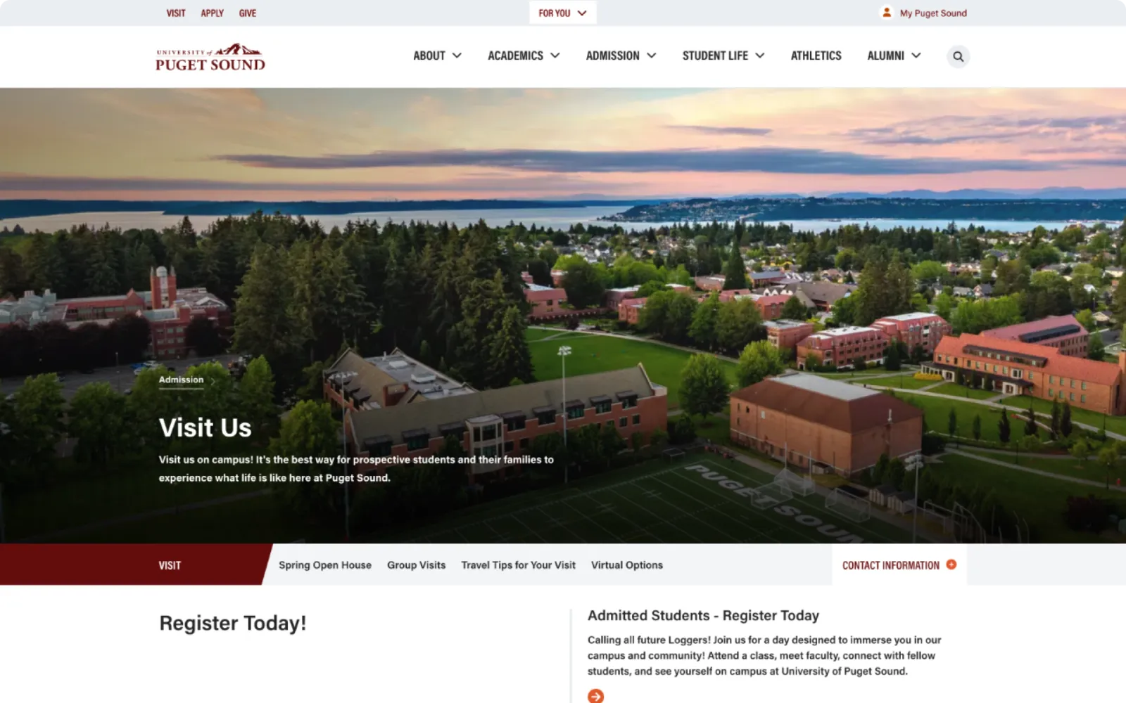 <span>University of Puget Sound</span>
 Case Study Image