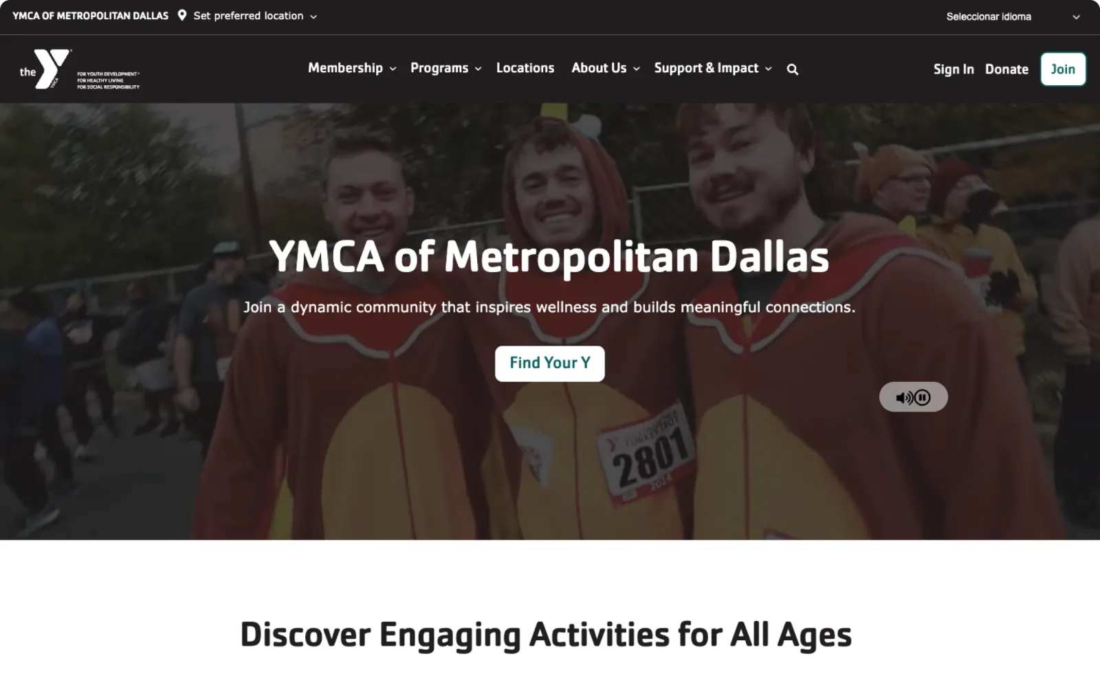<span>YMCA of Metropolitan Dallas</span>
 Case Study Image