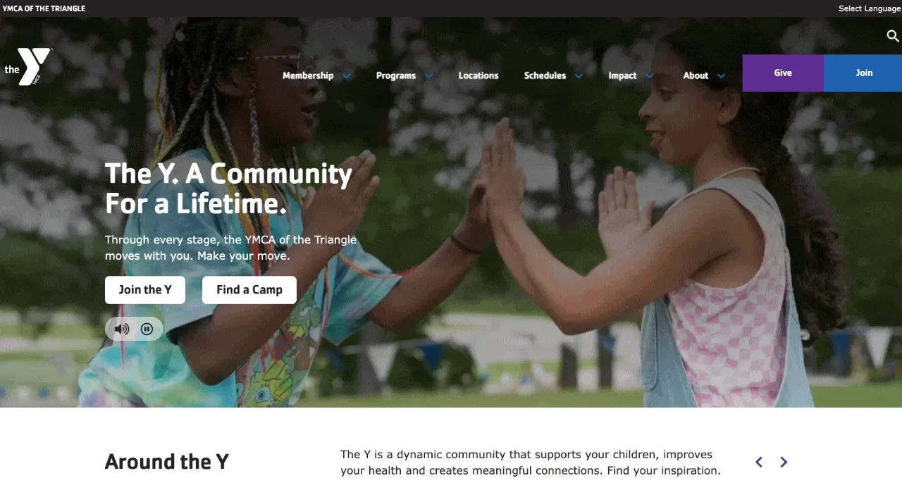 <span>YMCA of the Triangle</span>
 Case Study Image
