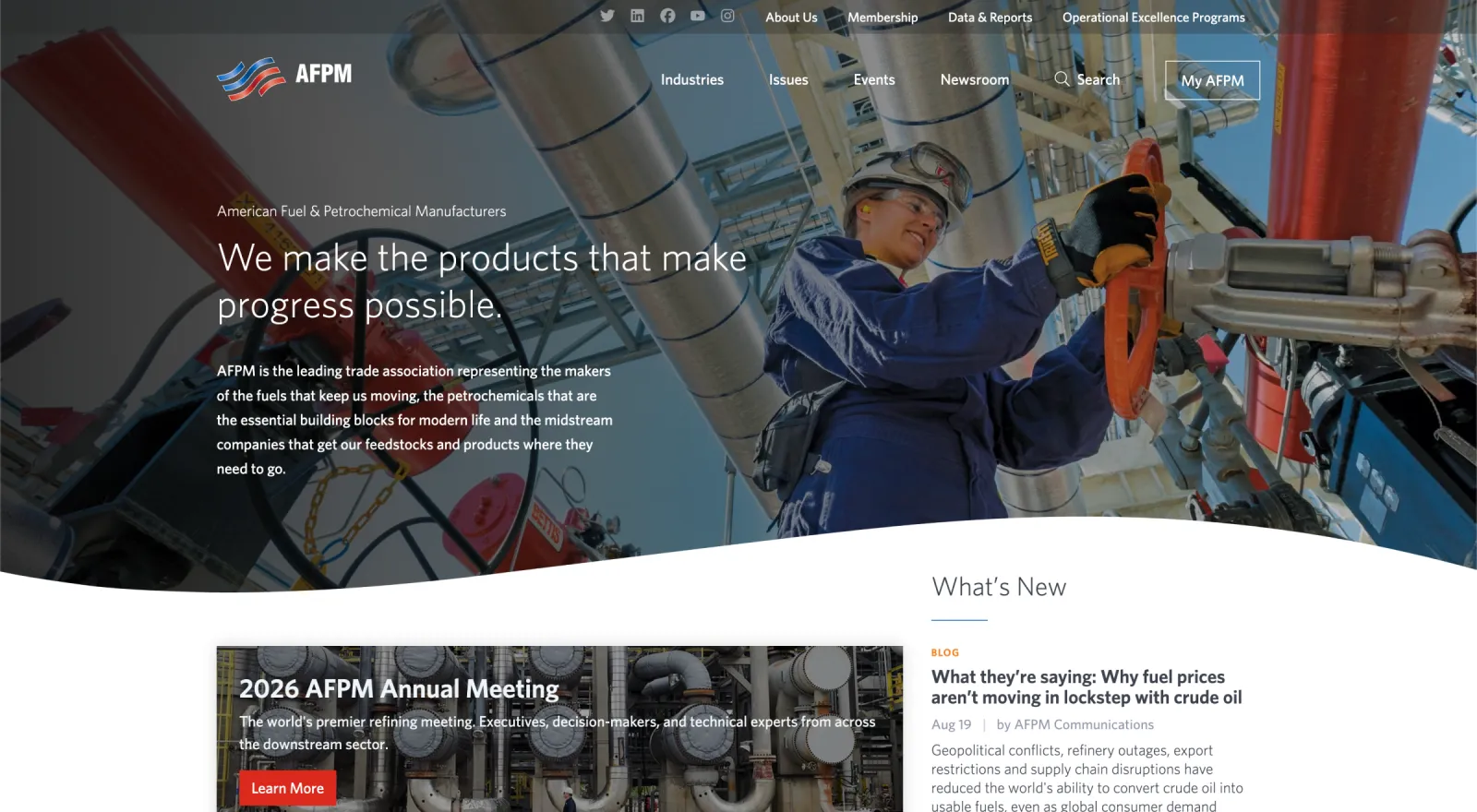 <span>AFPM</span>
 Case Study Image