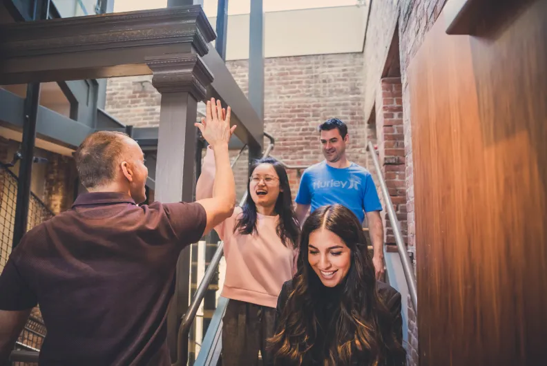 ImageX team celebrating