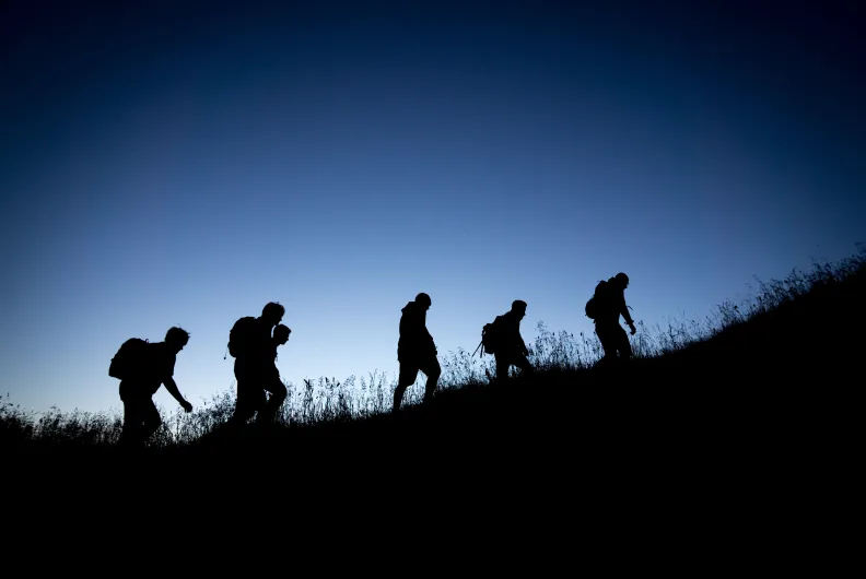 Team of travellers