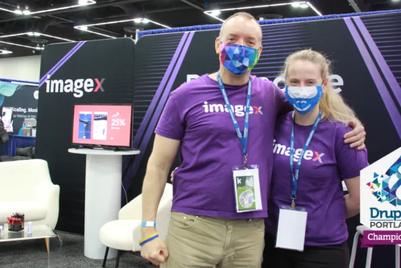 Team photo at DrupalCon