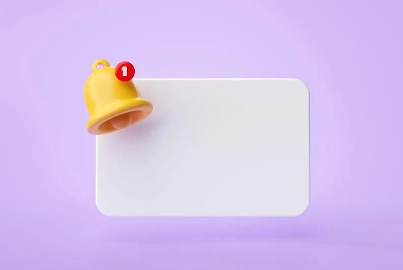 notification message