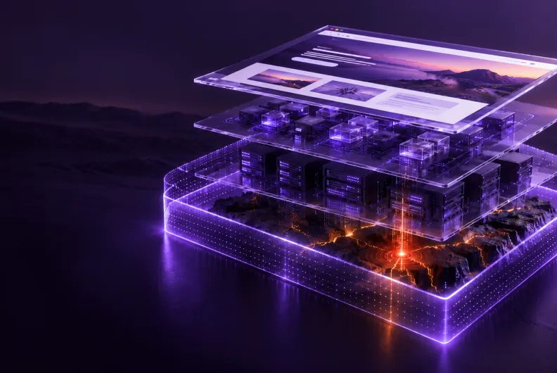 Cloud stack concept image