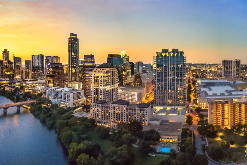 city scape of Austin Texas